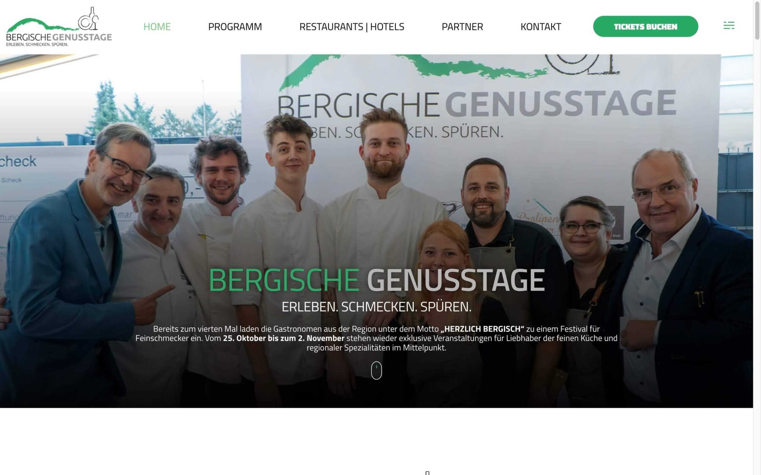Website - Bergische Genusstage