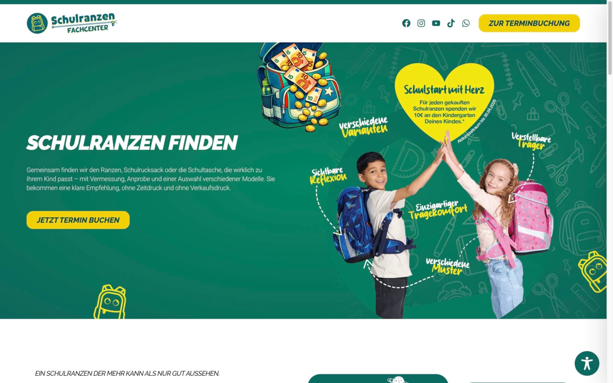 Webdesign-Schulranzenfachcenter