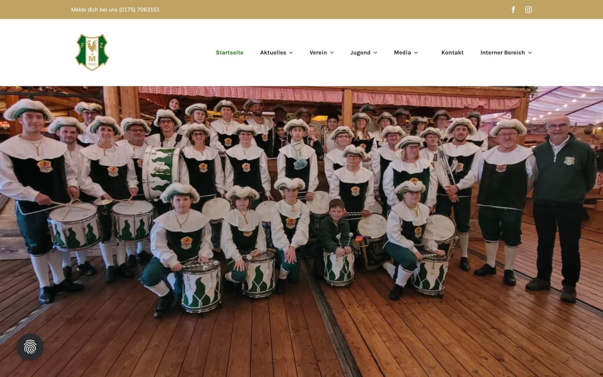 Webdesign Fanfarenzug Meinerzhagen