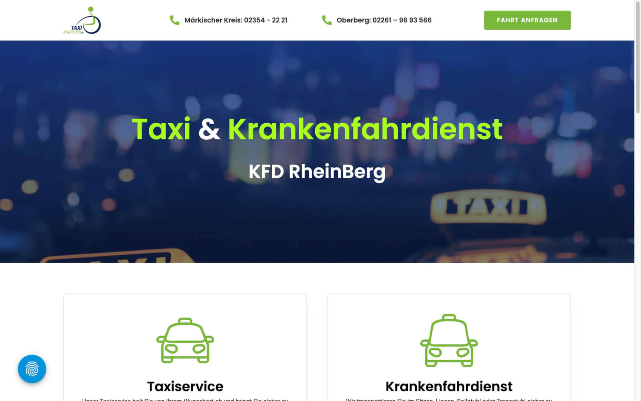 Webdesign Taxi Knoblauch